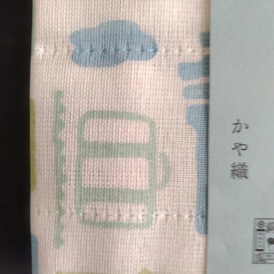 中川政七商店 かや織ふきん 空色 幸運の白鹿お守り付き — image 5