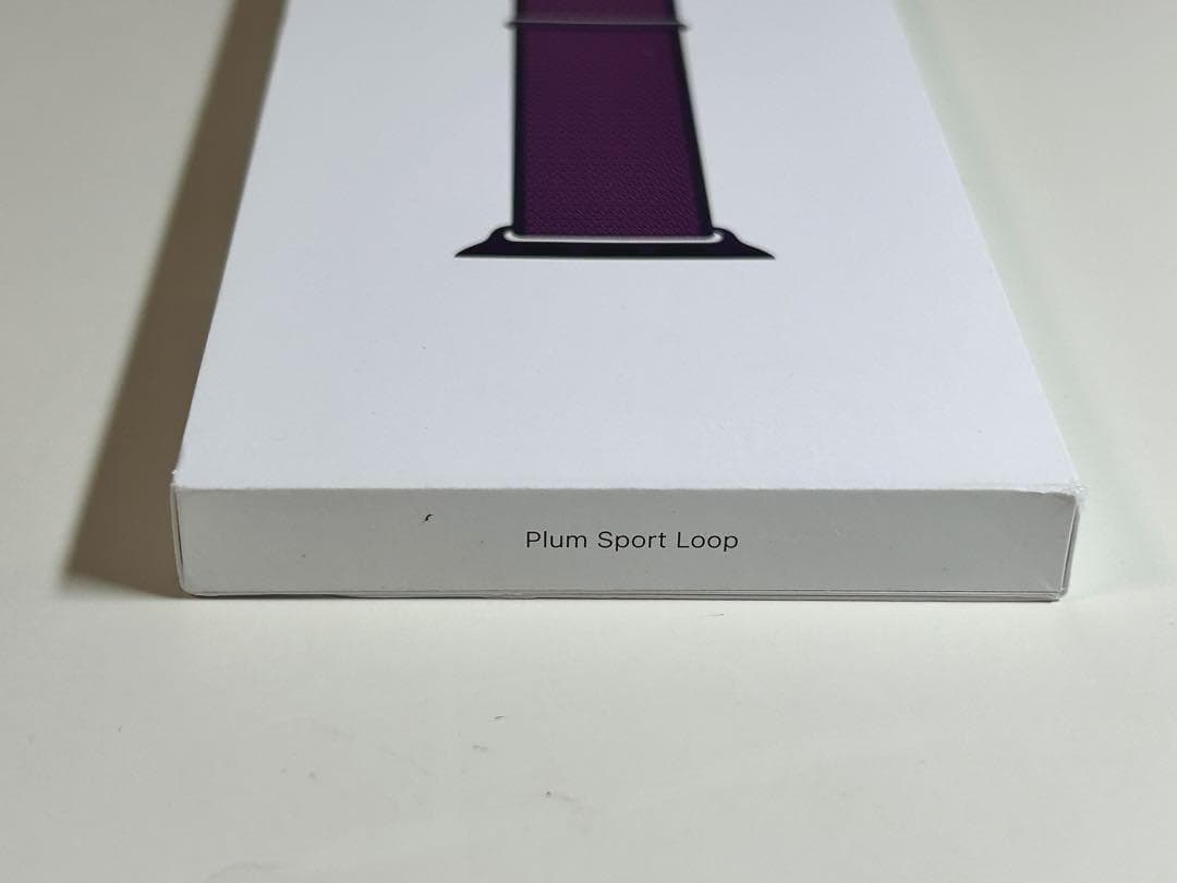 【新品・箱なし】純正 アップルウォッチ 42mm スポーツループ・プラム③ — image 3