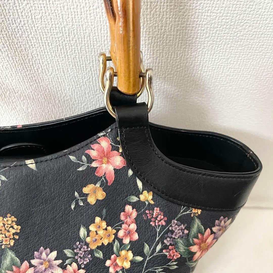KRYDDERI クリュドリィ　ハンドバック　トートバック　花柄　バンブー — image 2
