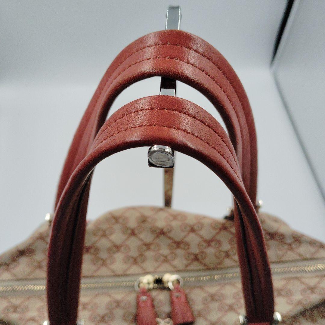 ANYA HINDMARCH ハンドバッグ　リボンジャガード　総柄　ミニボストン — image 5