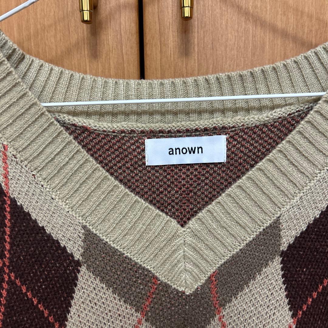 anown 羽根付きベスト/オーバーサイズニットベスト — image 3