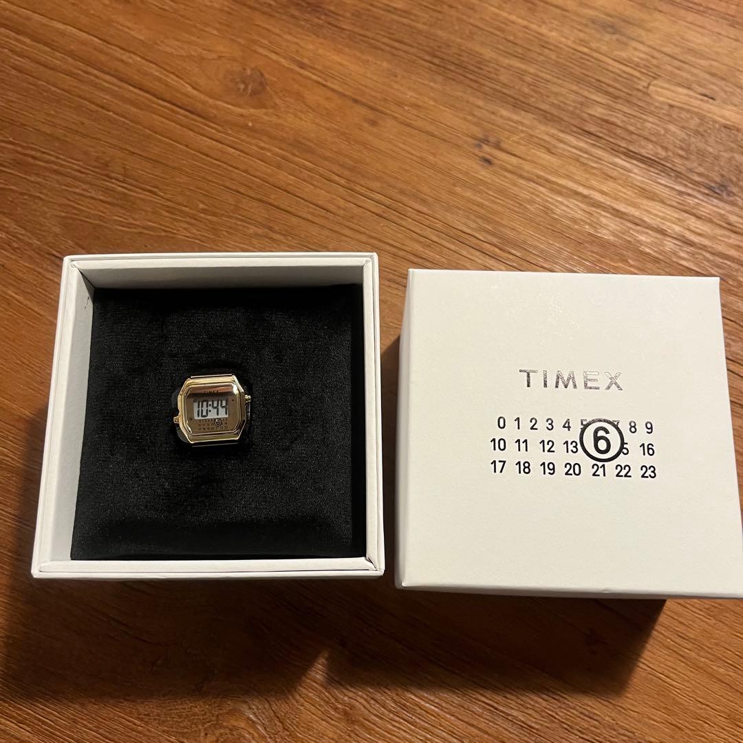TIMEX x MM6 T80 Ring Watch Gold M/L — image 3