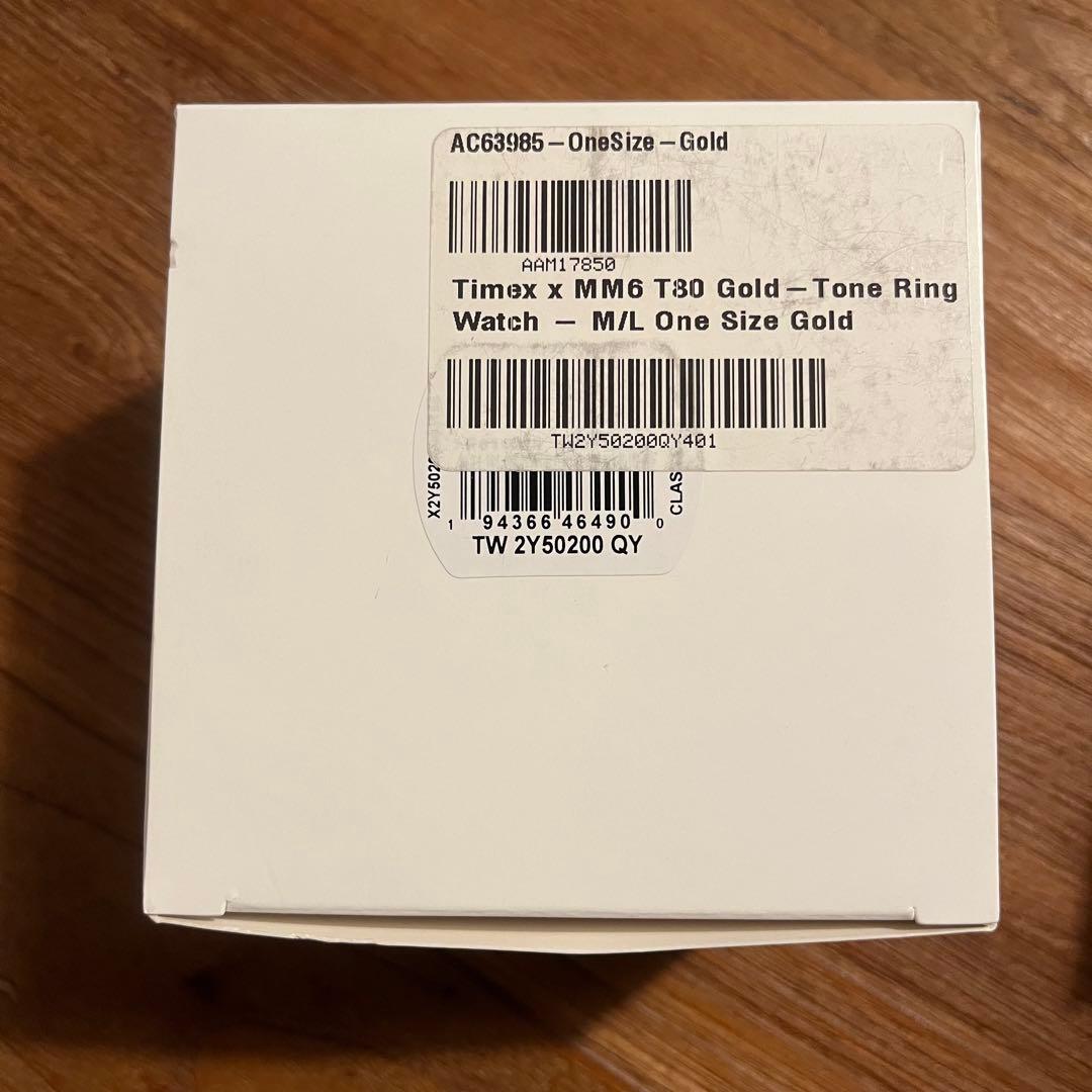TIMEX x MM6 T80 Ring Watch Gold M/L — image 5