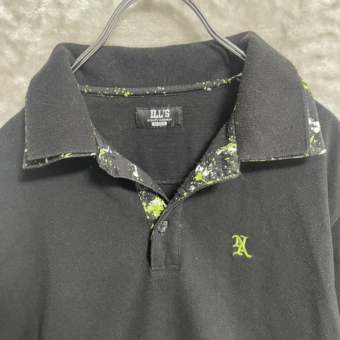 【ILL’S】【M】重ねデザイン　ゴルフ　カジュアル　オシャレ襟　オシャレ袖口 — image 2