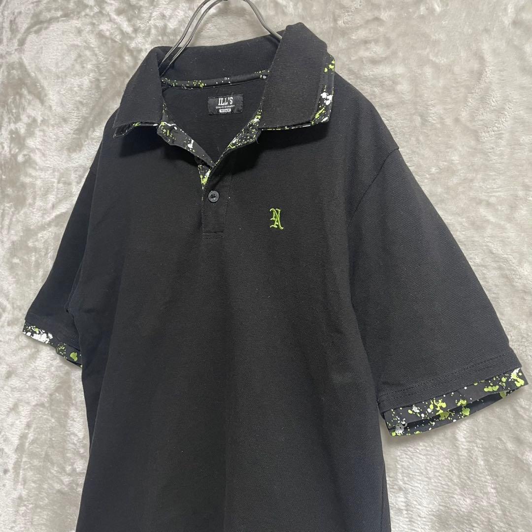 【ILL’S】【M】重ねデザイン　ゴルフ　カジュアル　オシャレ襟　オシャレ袖口 — image 4