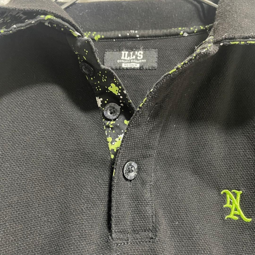 【ILL’S】【M】重ねデザイン　ゴルフ　カジュアル　オシャレ襟　オシャレ袖口 — image 5