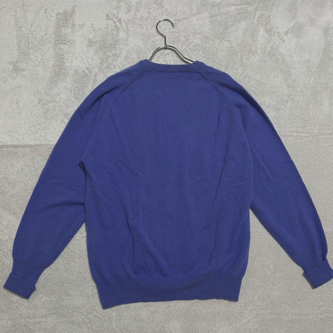..Como Bello 《新品タグ付き 》Vネックニット L ブルー メンズ — image 5