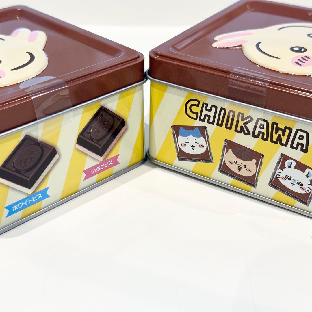 新品未開封　ちいかわ　うさぎ　チロルチョコ缶　2個セット — image 3