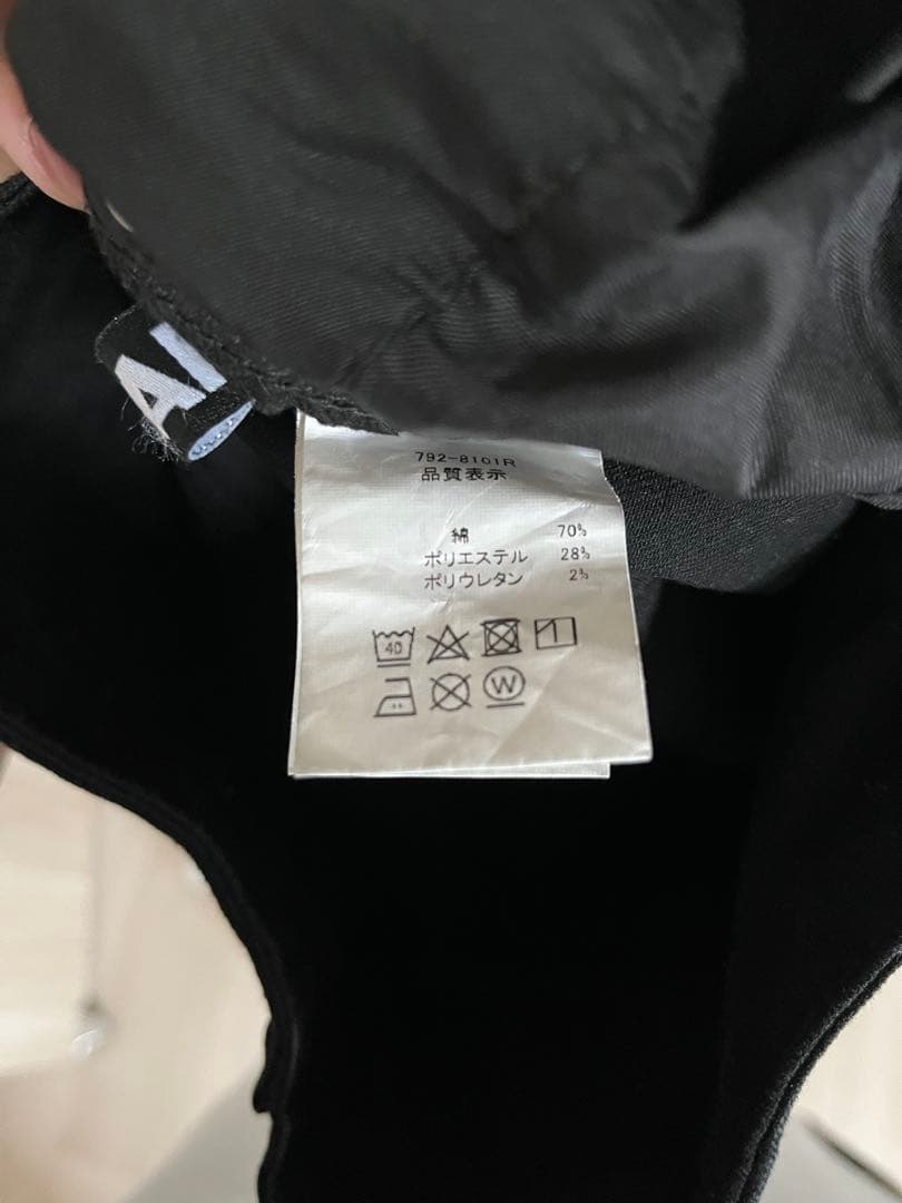 ANAPハイウエスト フレアデニムパンツ ブラック — image 4