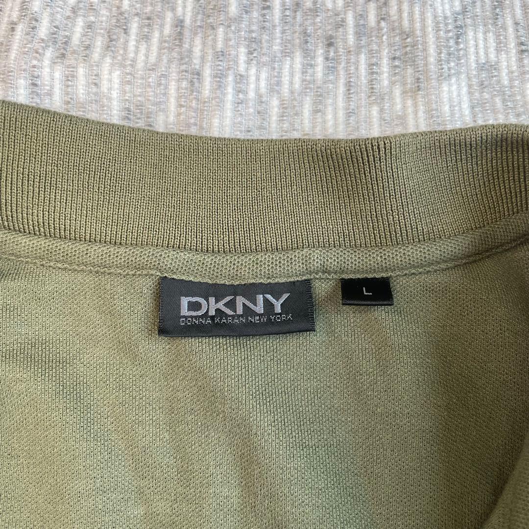 DKNY ダナキャランニューヨーク ポロシャツ カーキ L メンズ半袖カジュアル — image 2