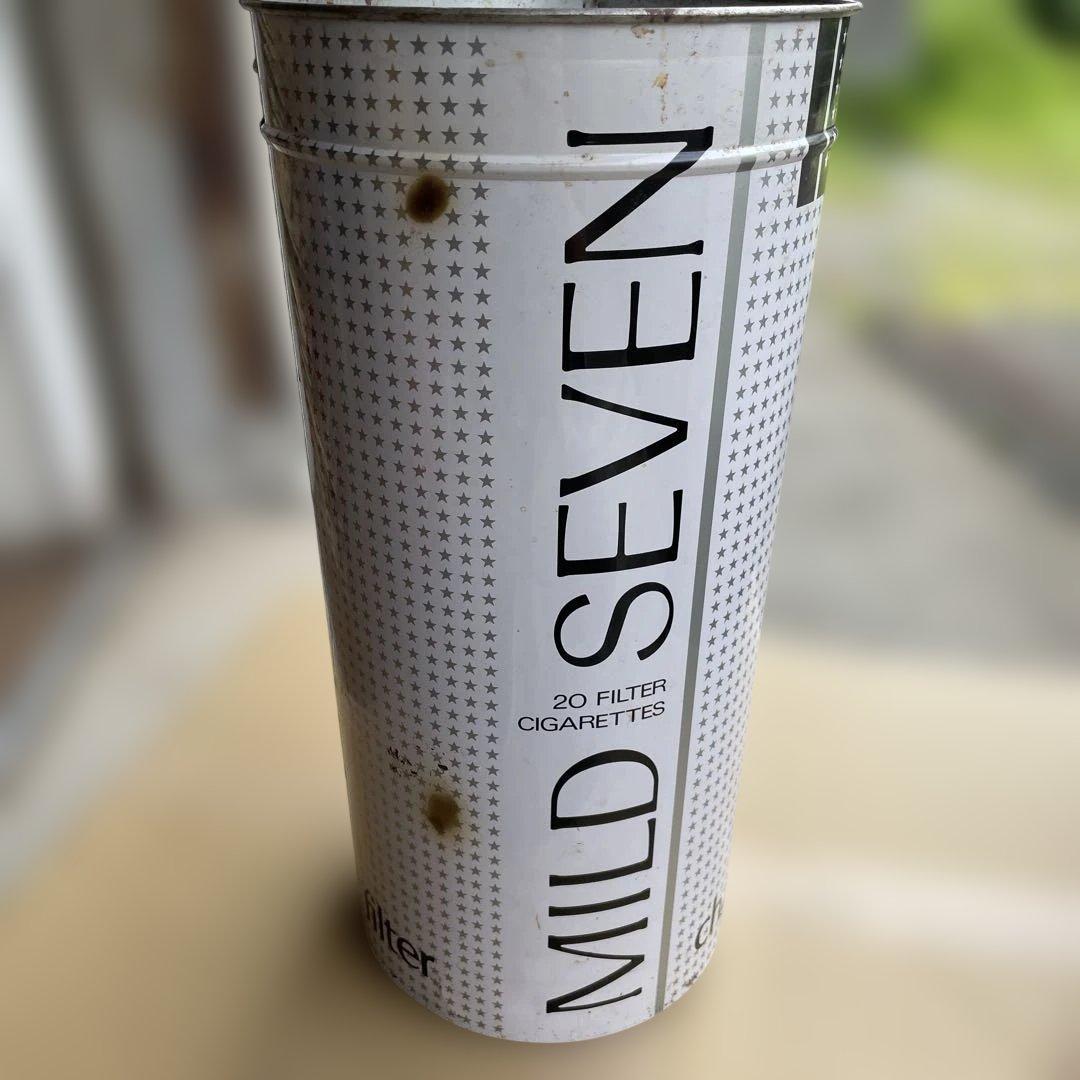 【 昭和レトロ 】 マイルドセブン MILD SEVEN ごみ箱 傘立て — image 3