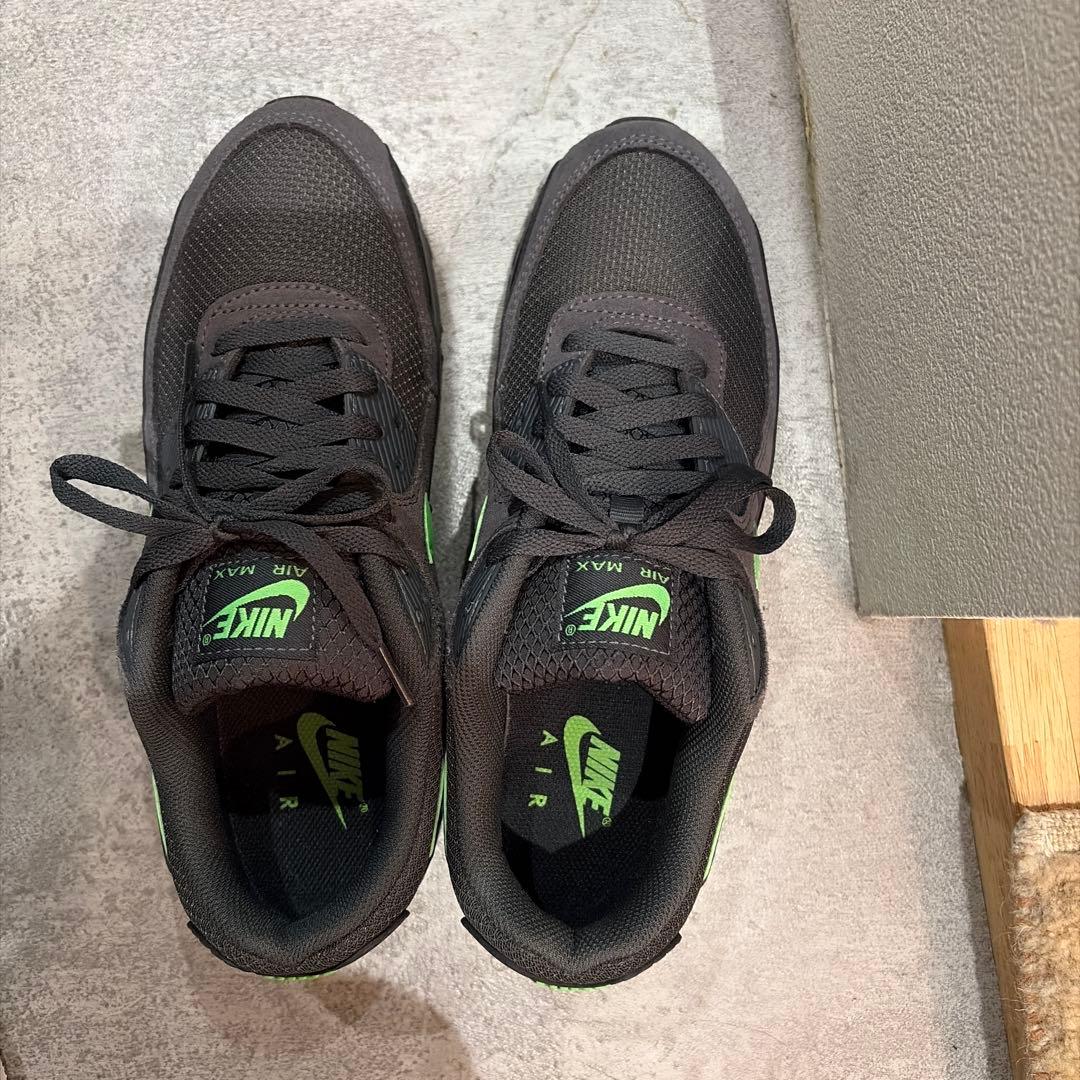 Nike Air Max 90 ダークグレー×ネオングリーン — image 2
