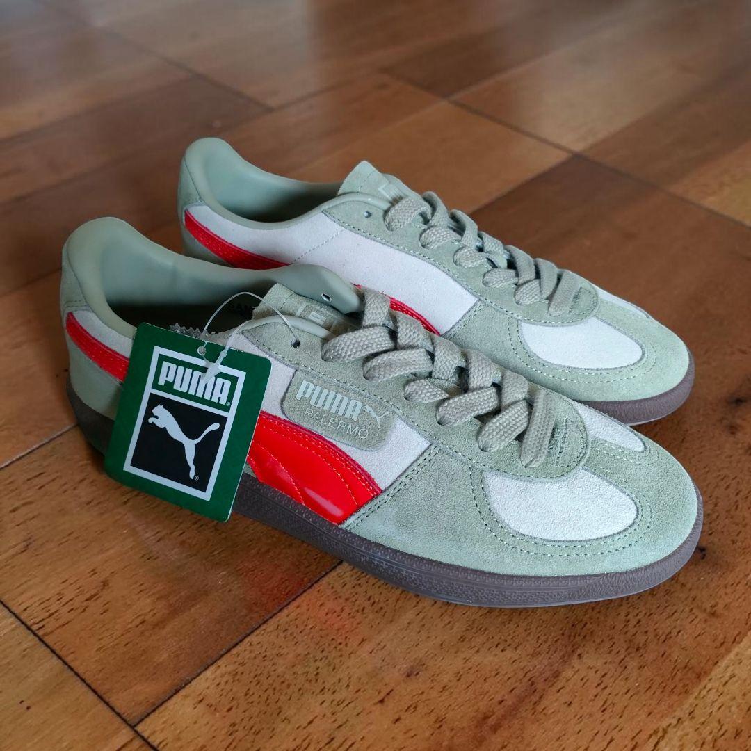 【未使用】PUMA PALERMO DESERT DUST-FIERCE RED — image 2