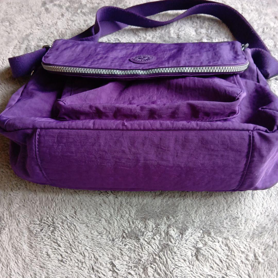 Kipling パープル ショルダーバッグ — image 3