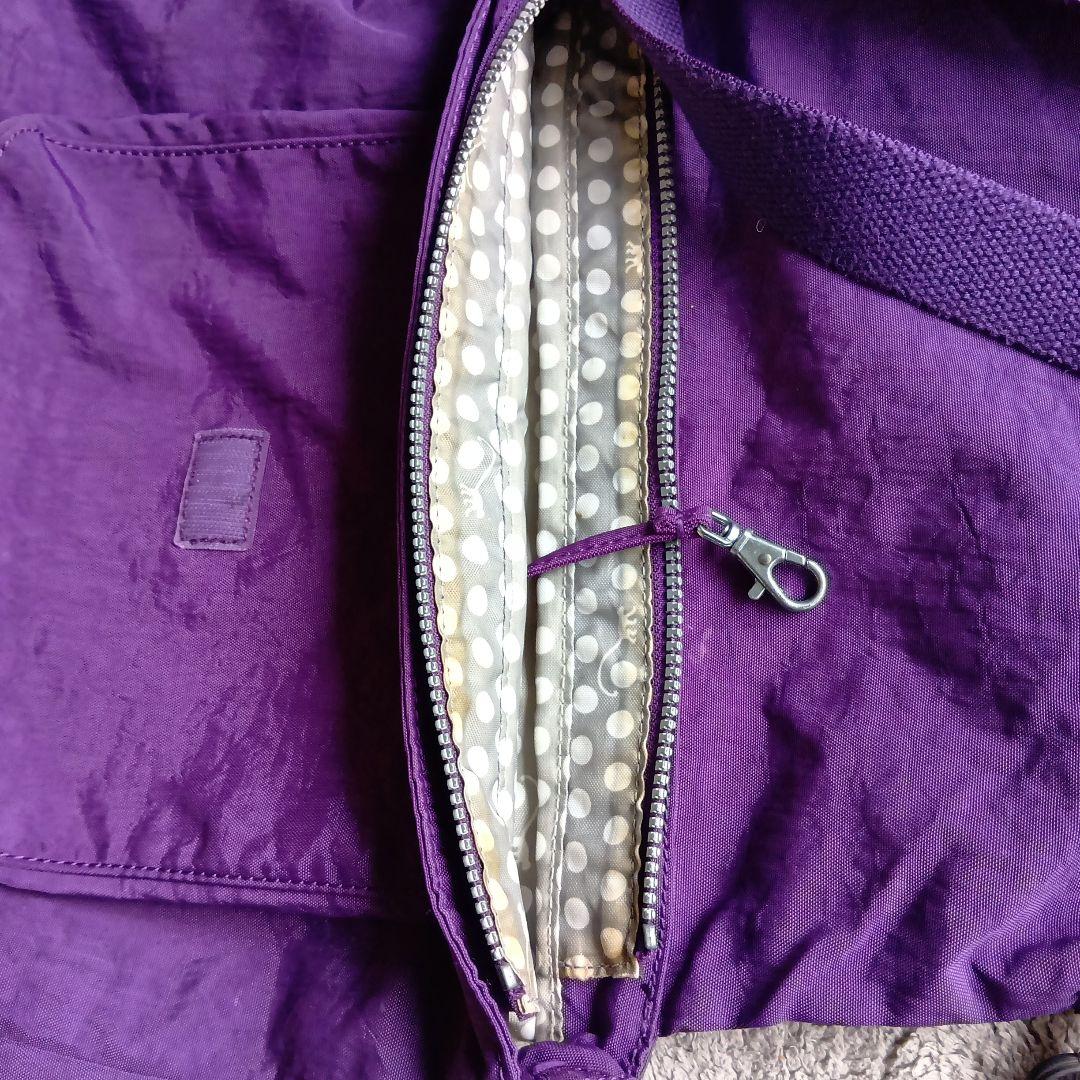 Kipling パープル ショルダーバッグ — image 5