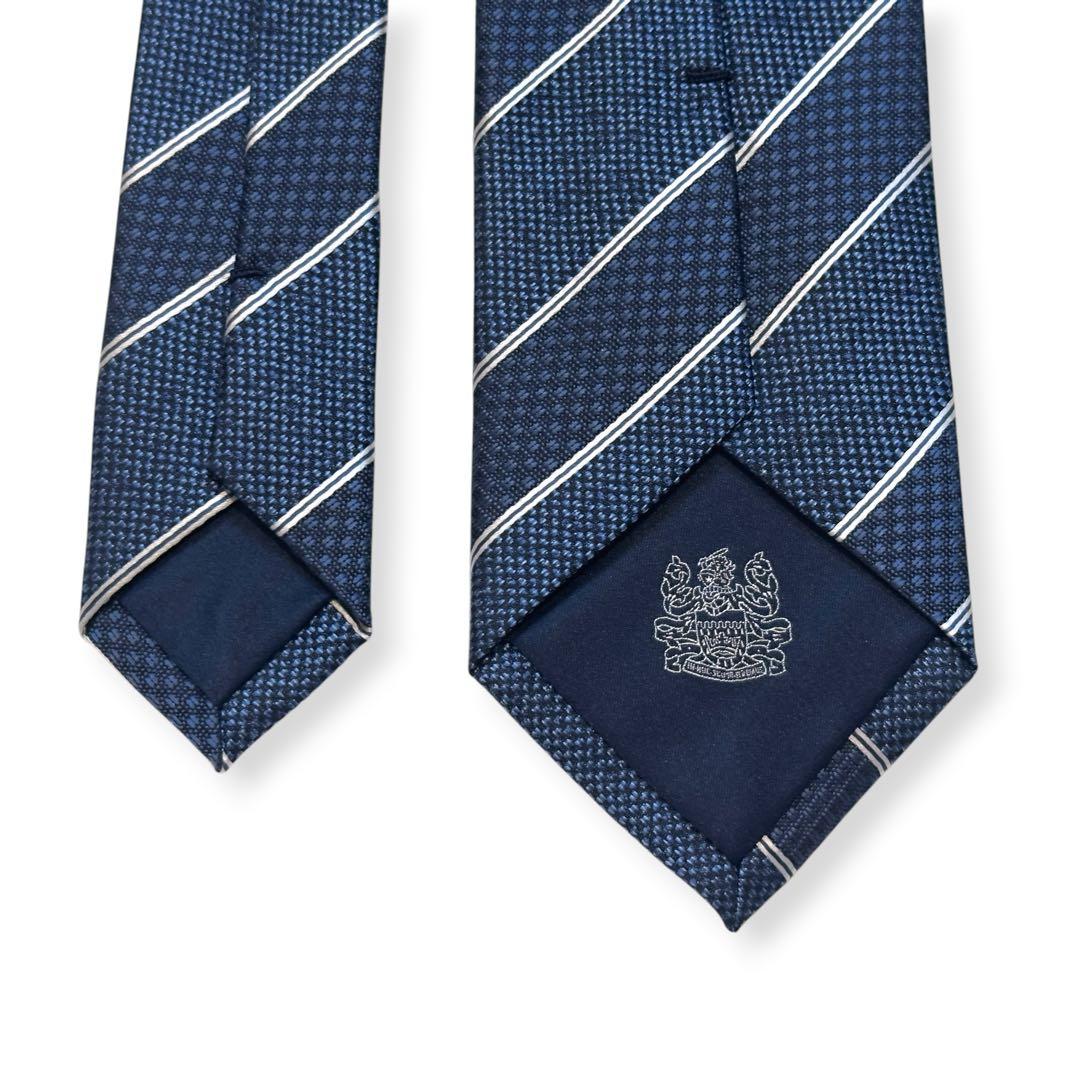極美品✨Aquascutum ネクタイ　アクアスキュータム　ジャガードレジメン — image 4