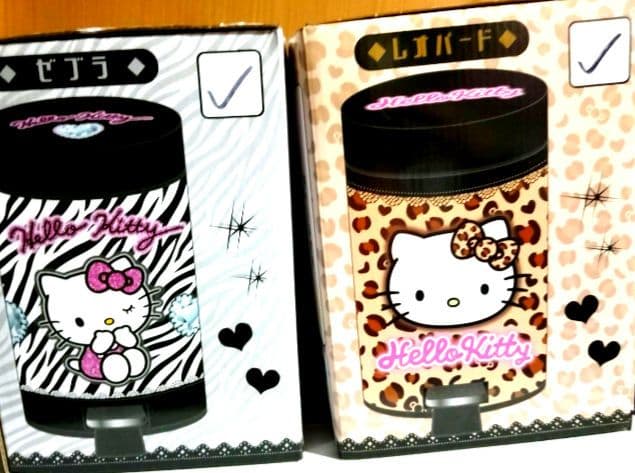 ハローキティ　ダストボックス　ゴミ箱　ペダル式 2種セット — image 2
