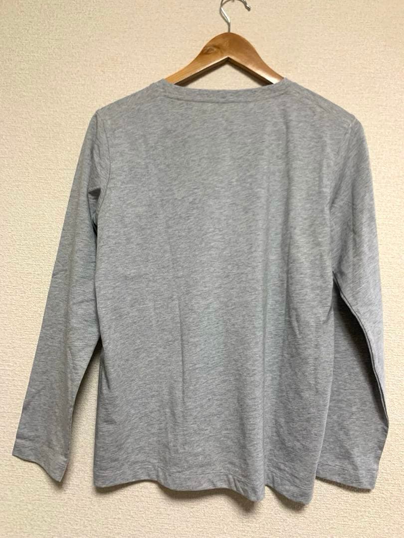 【新品タグ付】　無印良品　婦人　天竺編みクルーネック長袖Ｔシャツ　Lサイズ — image 2