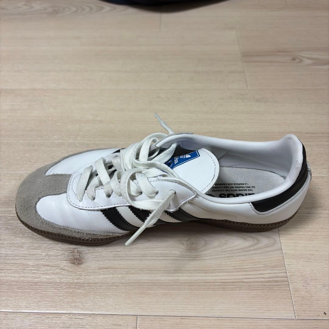 adidas SAMBA ホワイト ブラック スニーカー — image 3