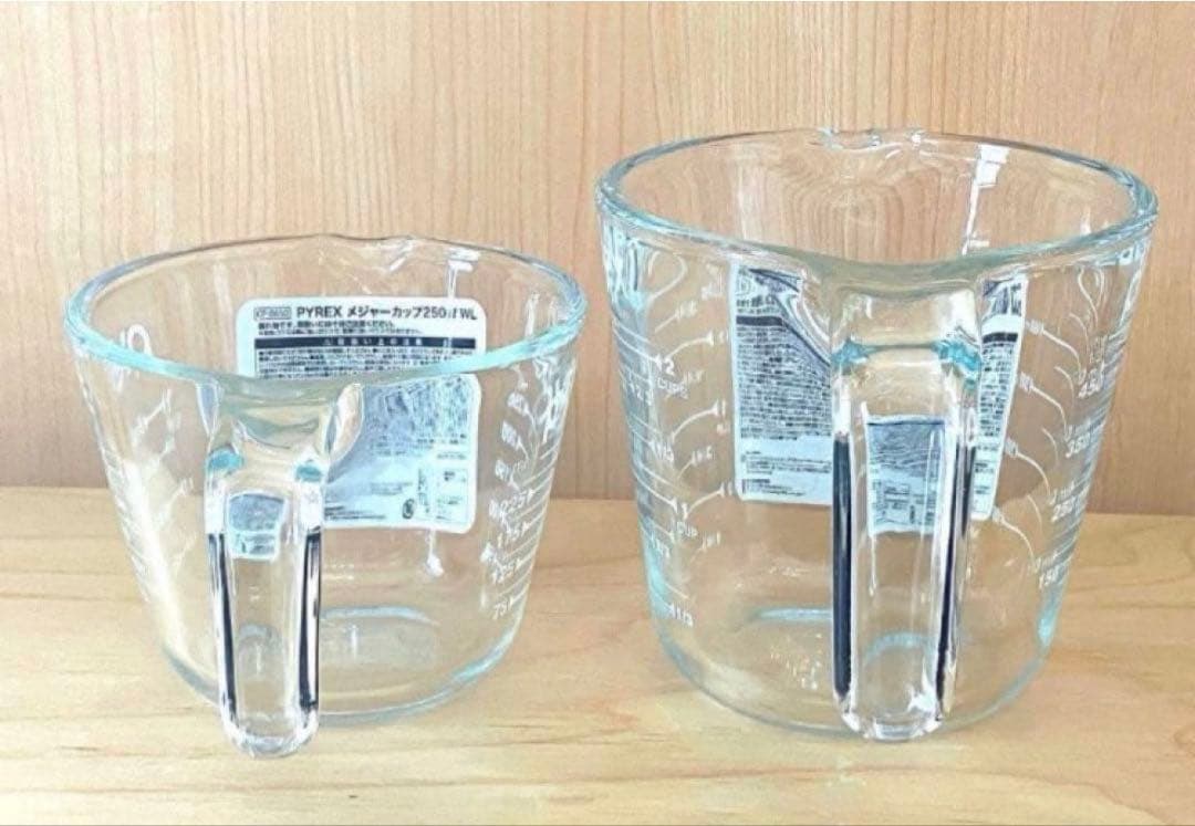 【新品2点セット】PYREX 計量 メジャーカップ 250ml 500ml — image 4