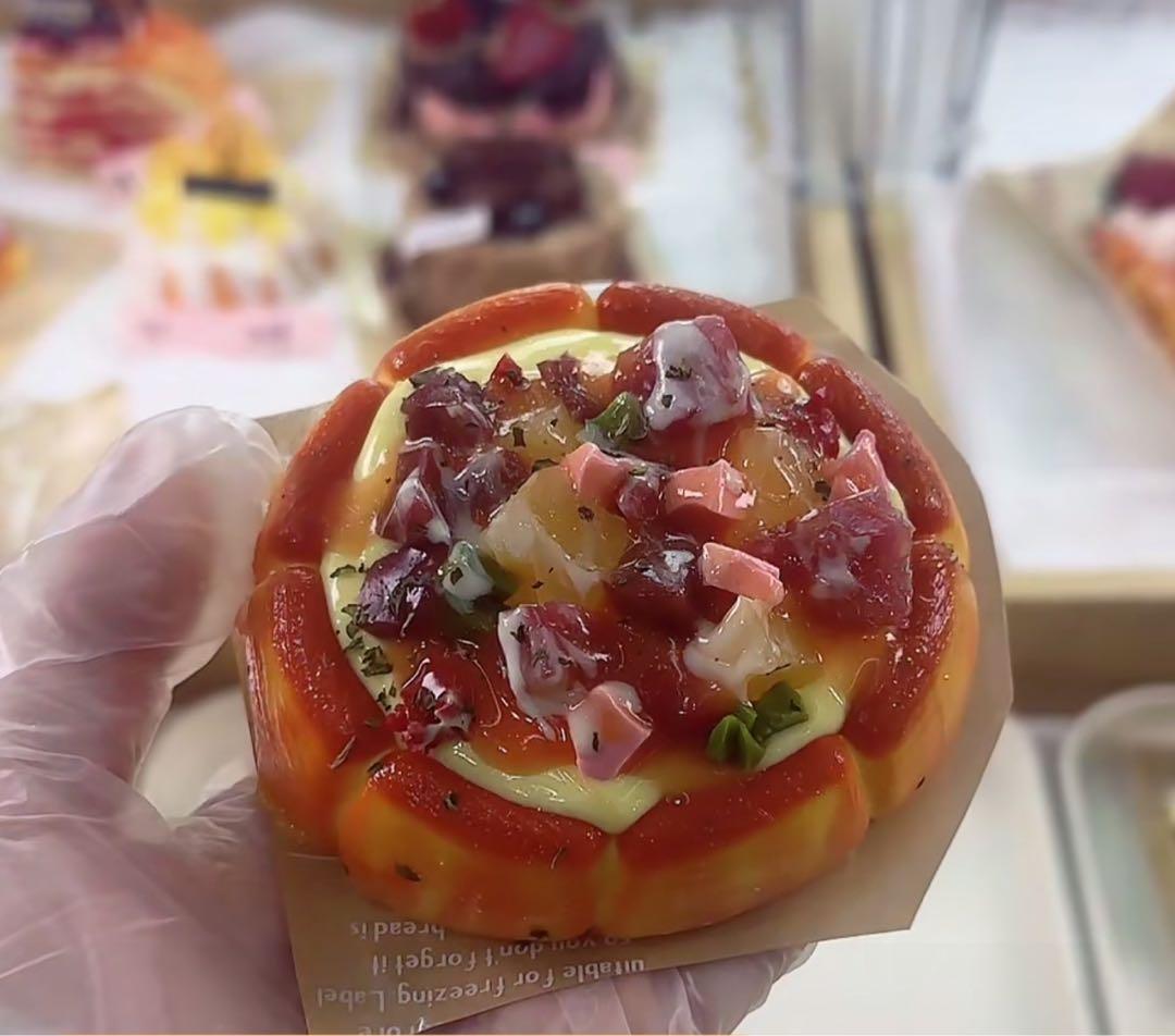 Dodomi ドドミ　スクイーズ　惣菜パン ピザ　柔らかい　美味しそう　リアル — image 2