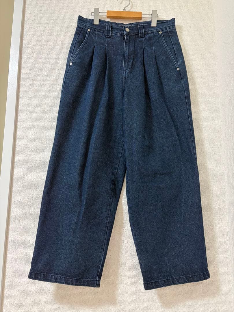 【RUUBON】リラックスワイドデニムパンツ　Sサイズ — image 2