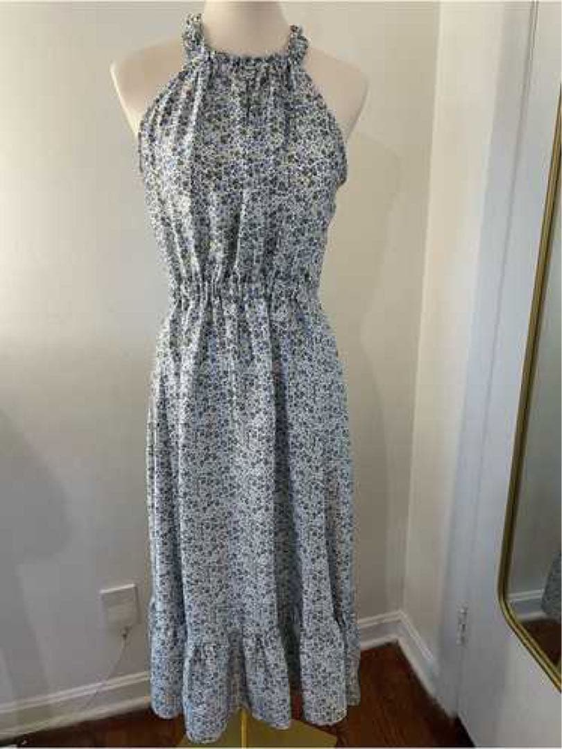 【未使用】ZARA ザラ　ホルターネックティアードワンピース　サイズM — image 3