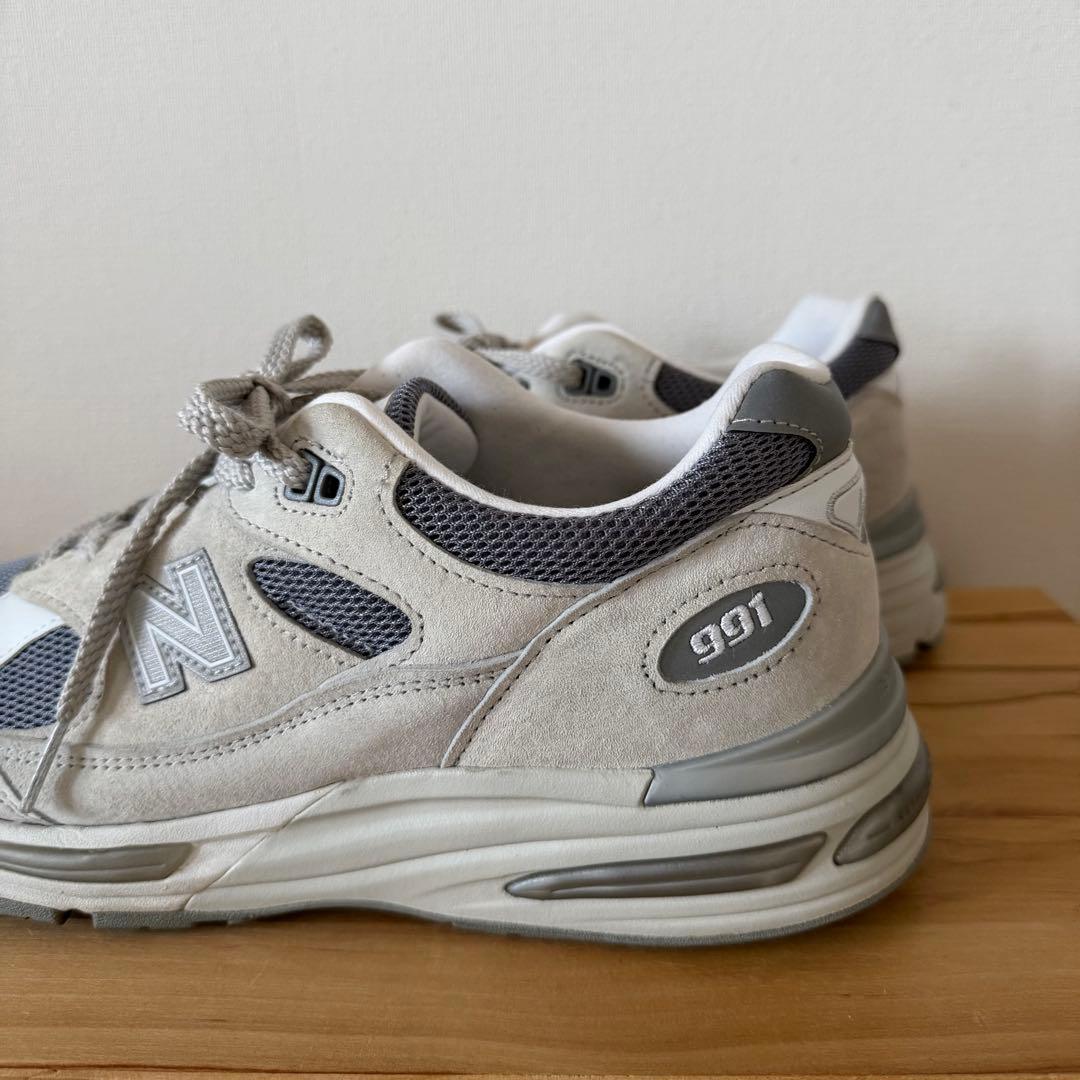 New Balance 991v2 ライトグレー 26.5cm UK — image 3
