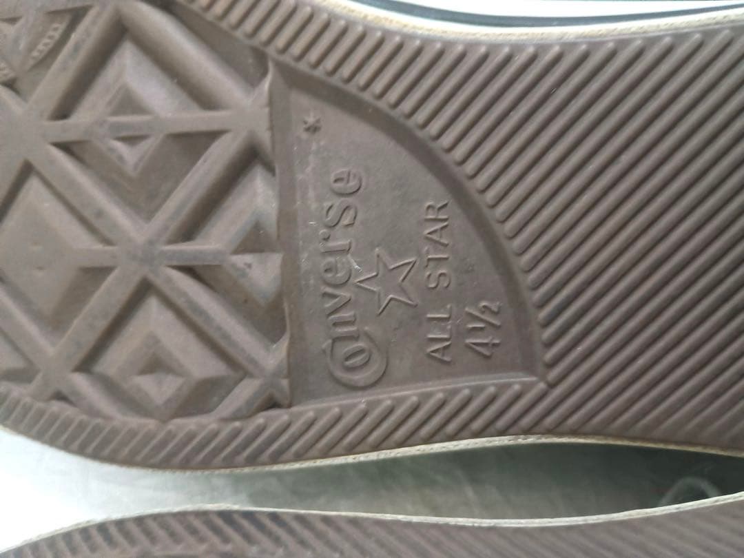 Converse All Star ローカット黒 白23.5cm コンバース — image 4