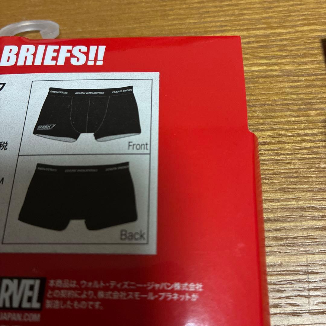 廃盤　MARVEL スタークインダストリーズ ボクサーパンツ M 2枚組 黒 — image 3