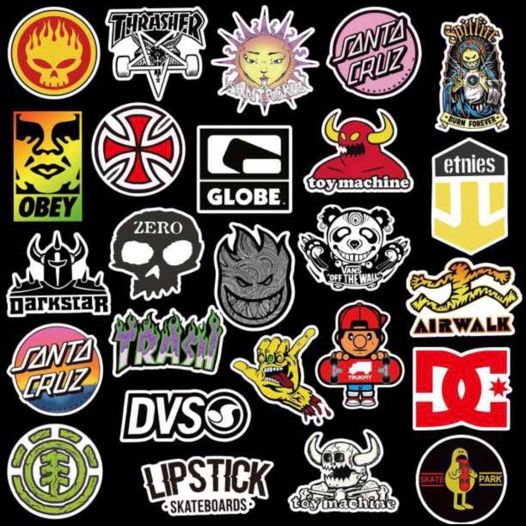 □スケボー アメリカ ストリート ステッカー 100枚 防水 シール ボム 26 — image 3
