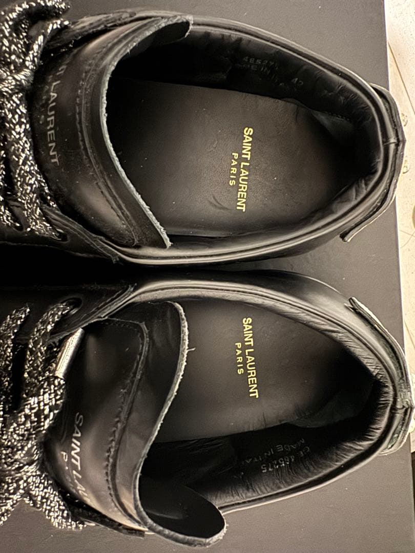 SAINT LAURENT レザースニーカー 42 美品 — image 4