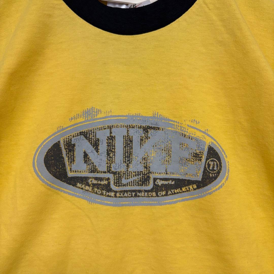 未使用タグ付き NIKE オーバルロゴ リンガーネック Tシャツ BOYS L — image 2