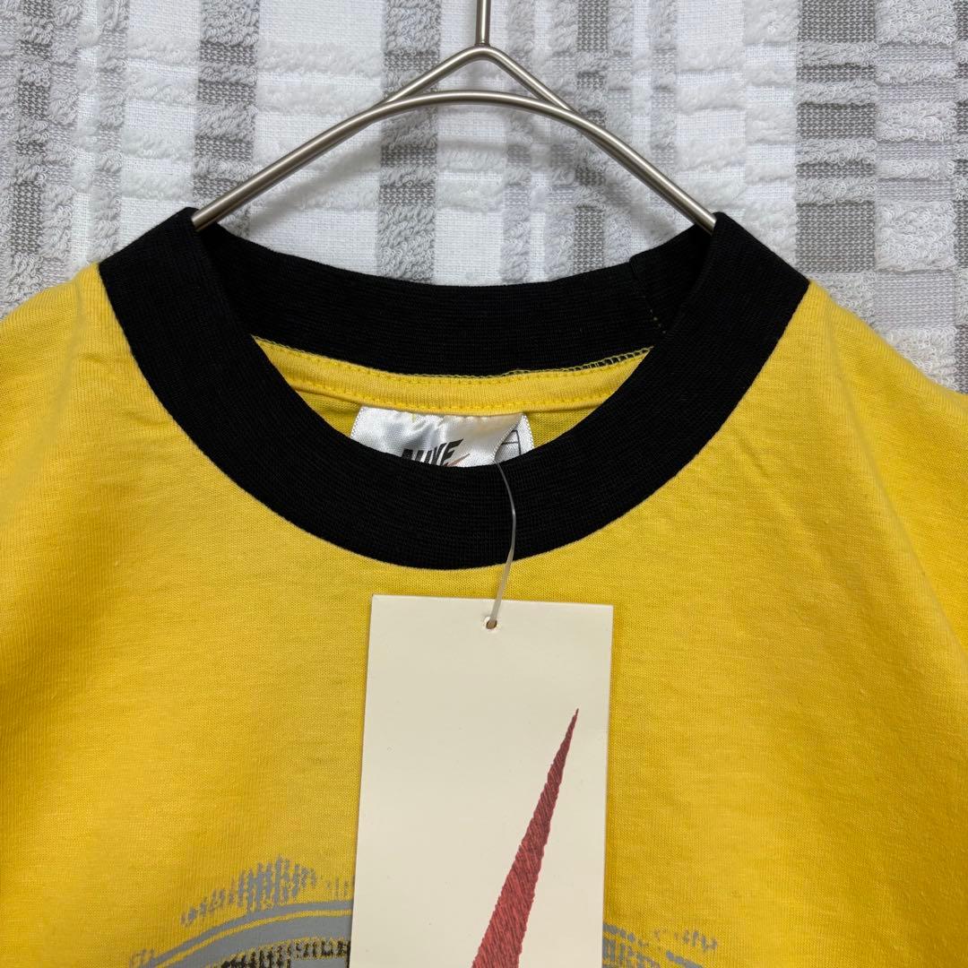 未使用タグ付き NIKE オーバルロゴ リンガーネック Tシャツ BOYS L — image 3