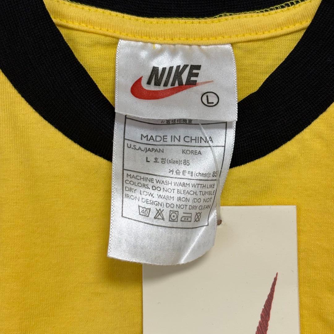 未使用タグ付き NIKE オーバルロゴ リンガーネック Tシャツ BOYS L — image 4