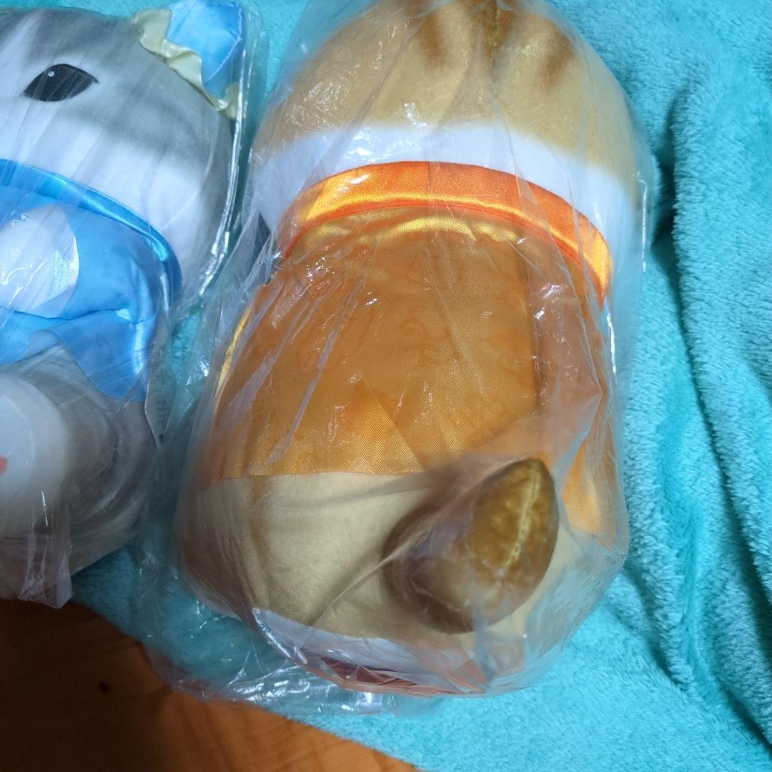 モフサンド猫のぬいぐるみ 青とオレンジ — image 2