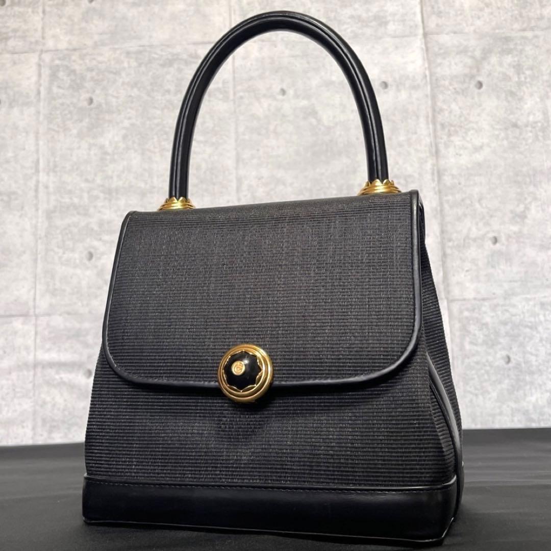 【美品】COMTESSE BLACK ホースヘア×レザー 2WAY ハンドバッグ — image 2