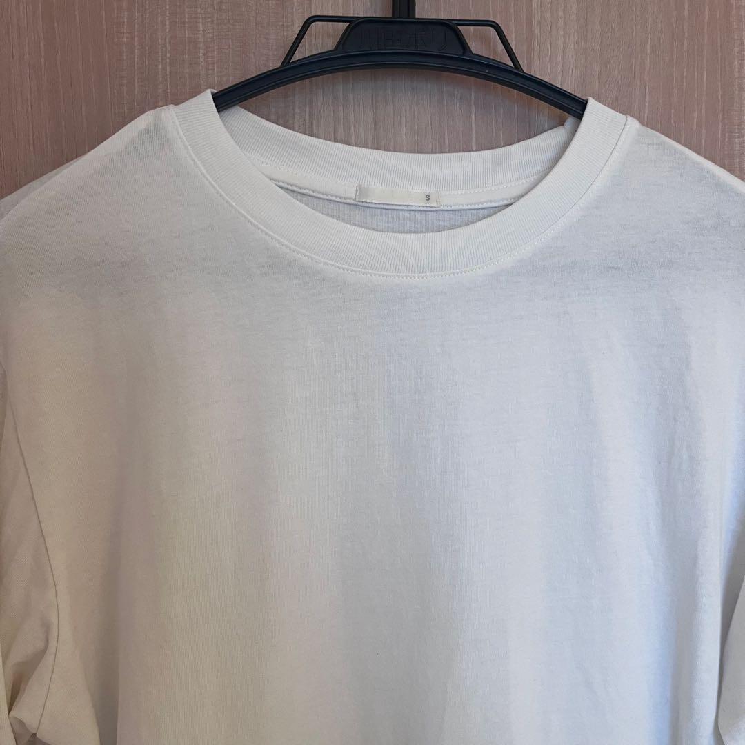 GU 白Tシャツ　ホワイト ロンT Sサイズ — image 2