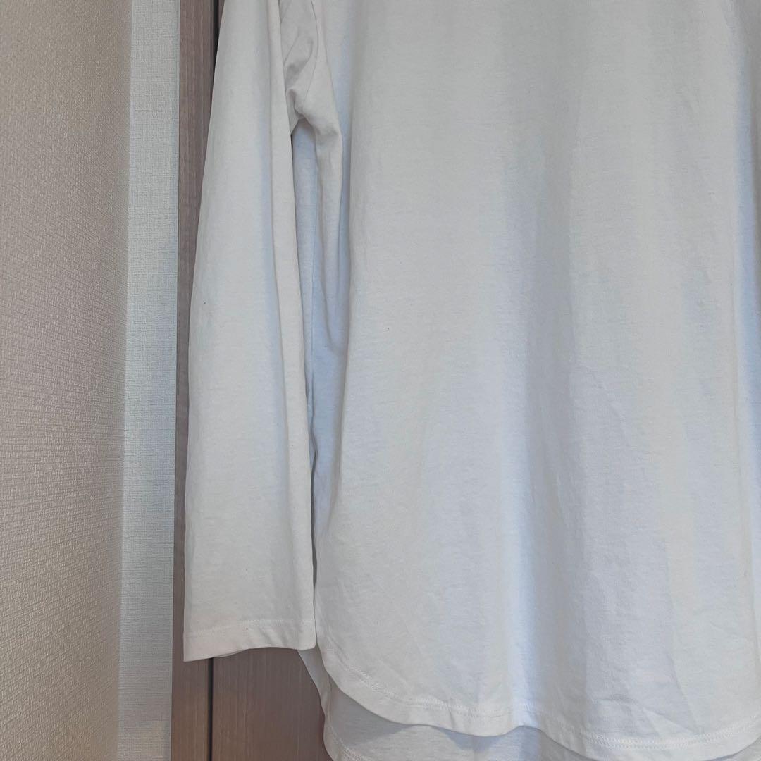GU 白Tシャツ　ホワイト ロンT Sサイズ — image 3