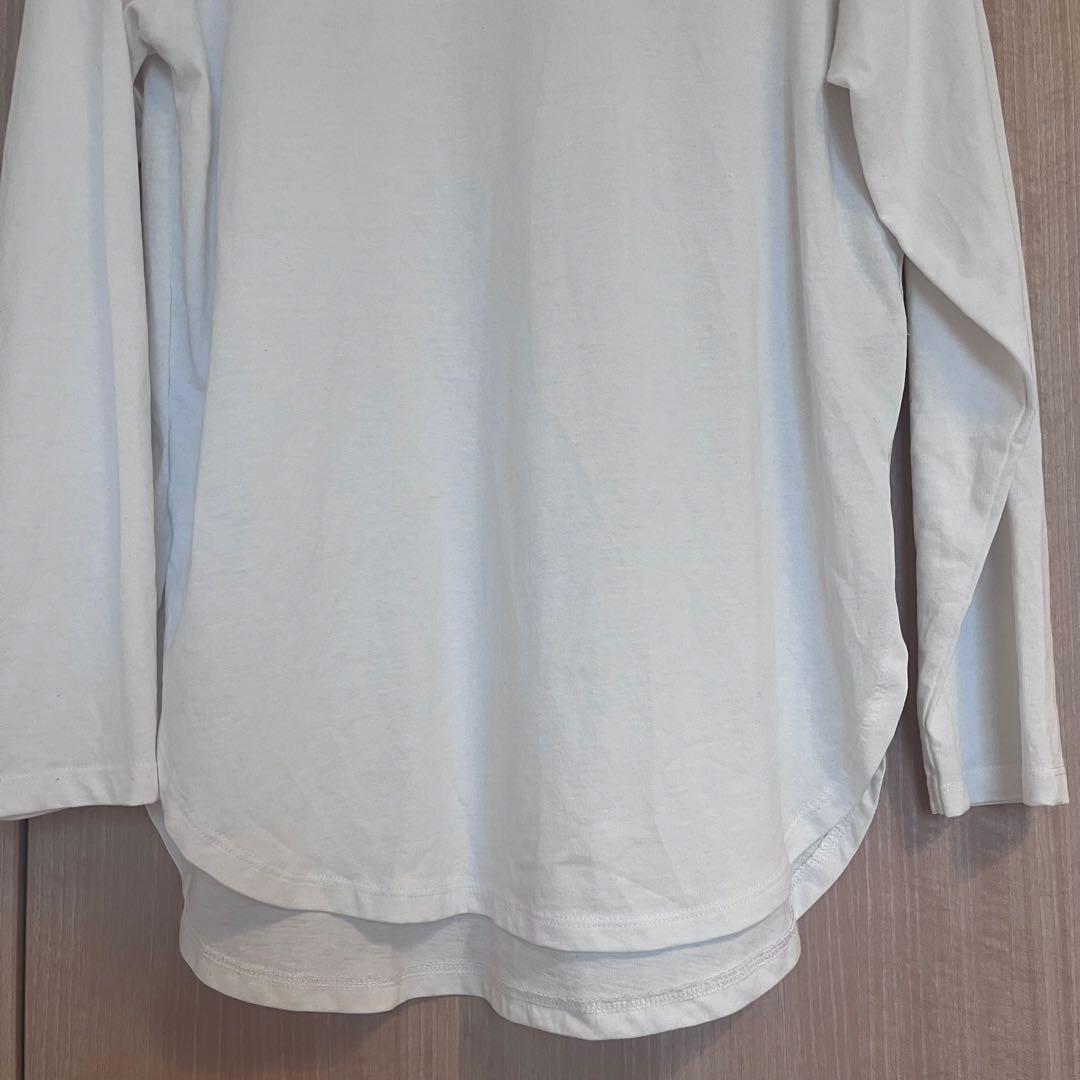 GU 白Tシャツ　ホワイト ロンT Sサイズ — image 4