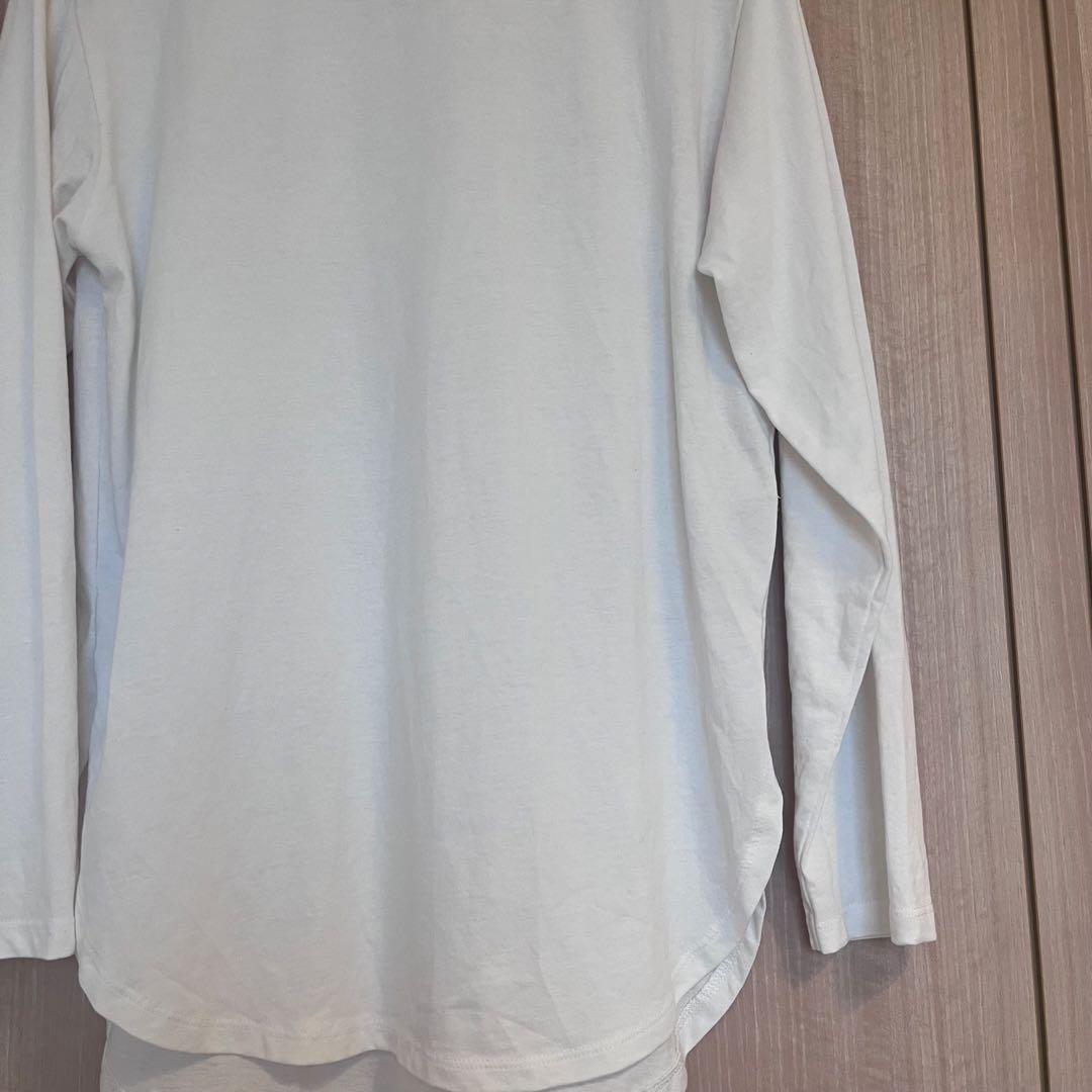 GU 白Tシャツ　ホワイト ロンT Sサイズ — image 5