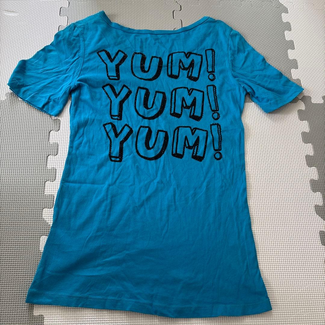 LALACUB ララキューブ半袖Tシャツ ブルー　フリーサイズ — image 3