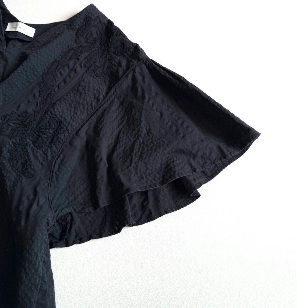 normment　エンブロイダリー　ブラウス　刺繍　Vネック　フレアスリーブ — image 5