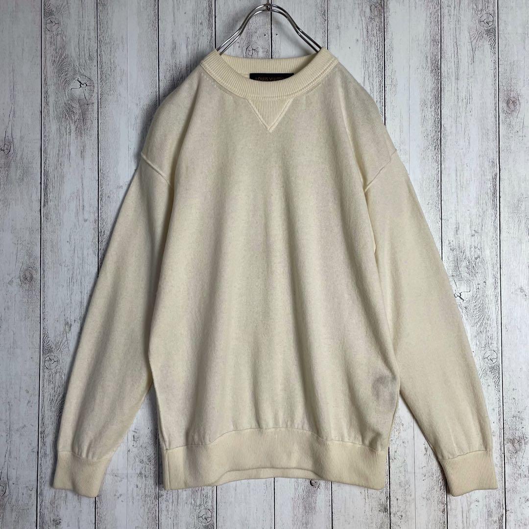 6507【美品】ルイヴィトン インサイドアウト ロゴ入りセーター ベージュ系 — image 2