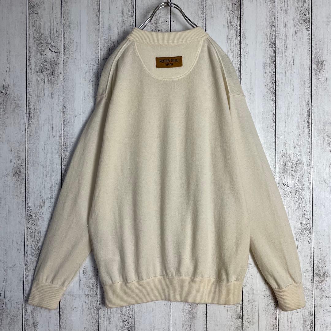6507【美品】ルイヴィトン インサイドアウト ロゴ入りセーター ベージュ系 — image 5