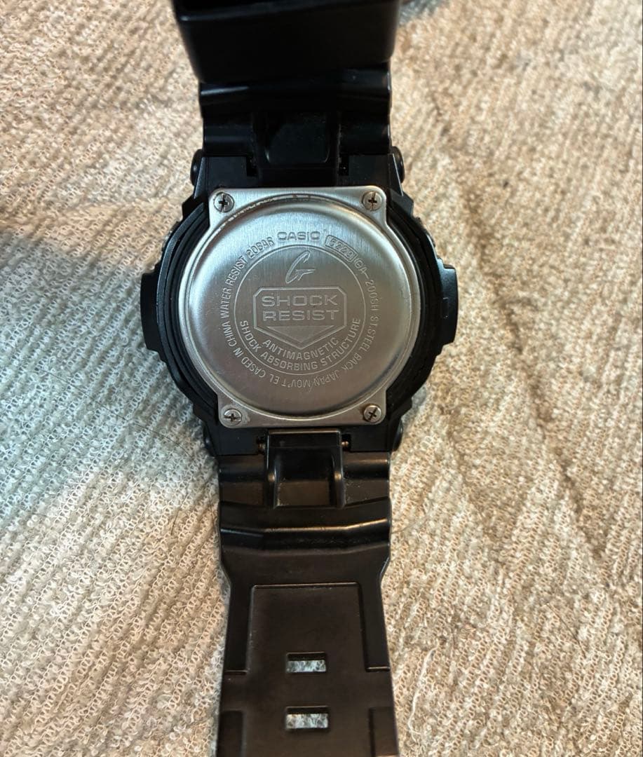 CASIO G-SHOCK 腕時計 本体 ブラック レッドGAー200SH 美品 — image 5
