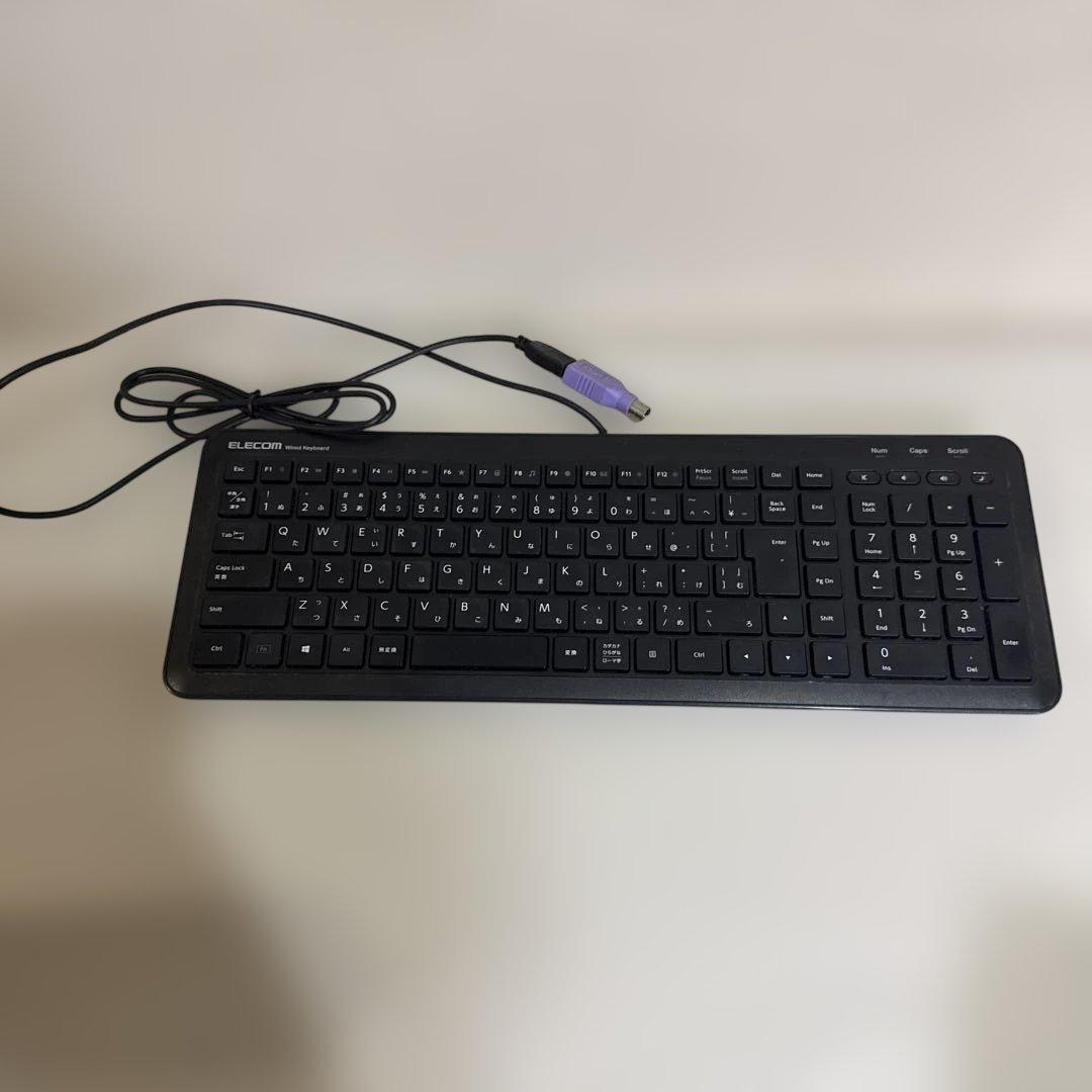 値下げSale ELECOM 有線キーボード 日本語配列 ブラック — image 3