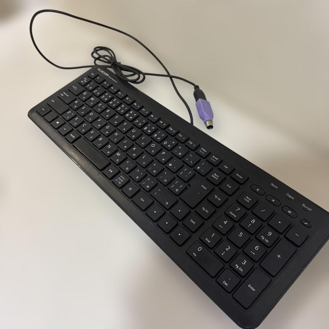 値下げSale ELECOM 有線キーボード 日本語配列 ブラック — image 4