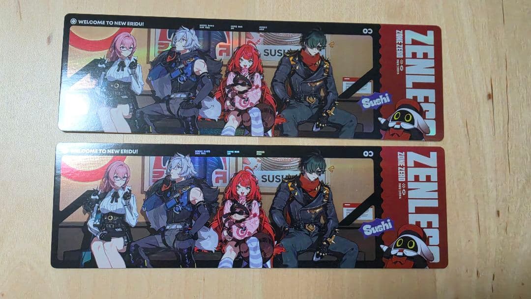 ゼンゼロ　スシローコラボ　レーザーチケット　ライト ２枚　集合　２枚 — image 2