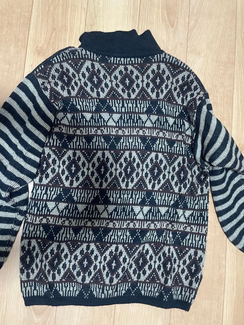 benetton ハーフジップ ニット セーター イタリア製 — image 4